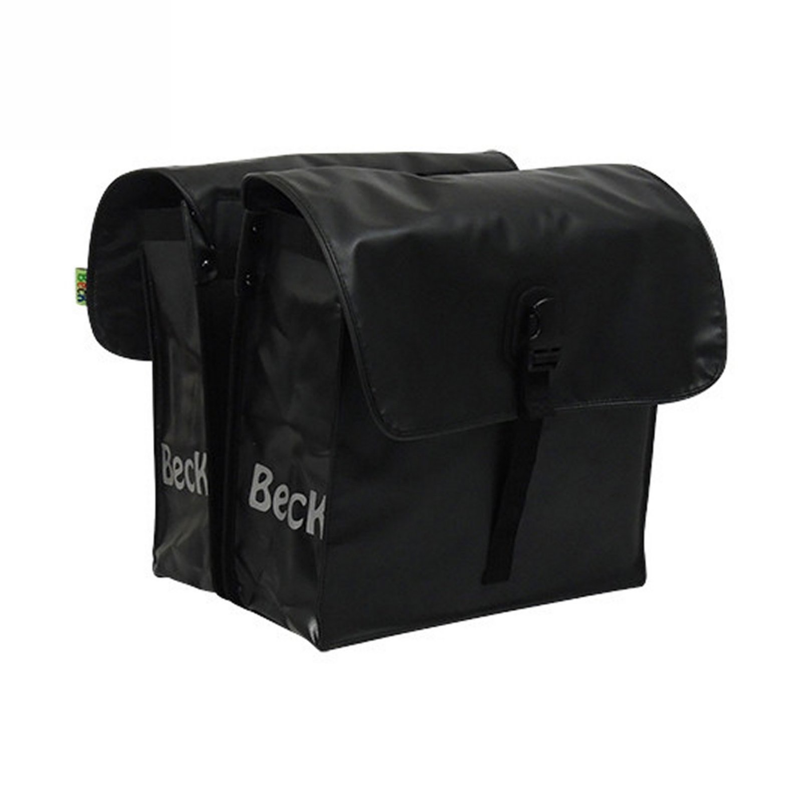 Beck Small dubbele fietstas 30 liter mat zwart