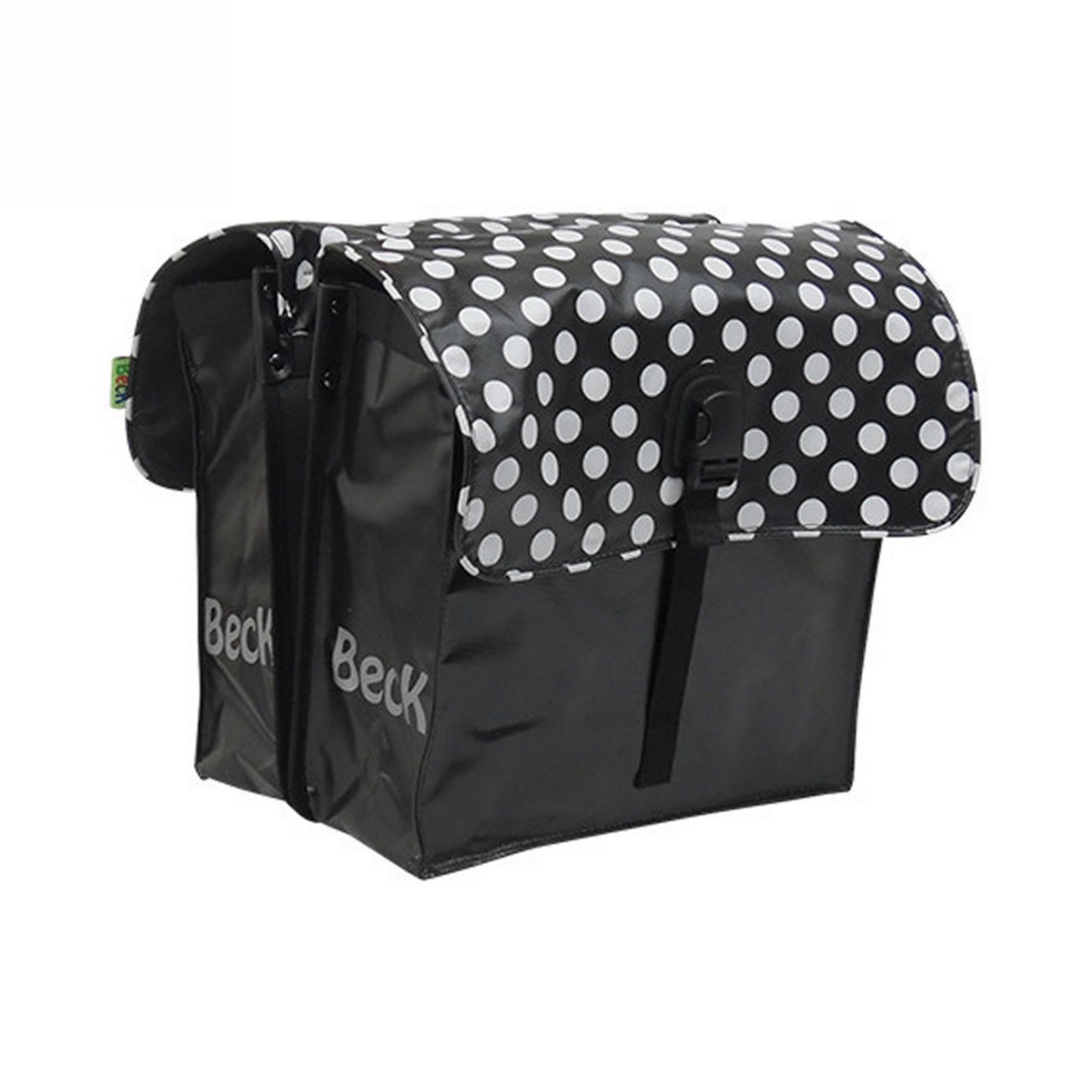 Beck Small dots dubbele fietstas 30 liter