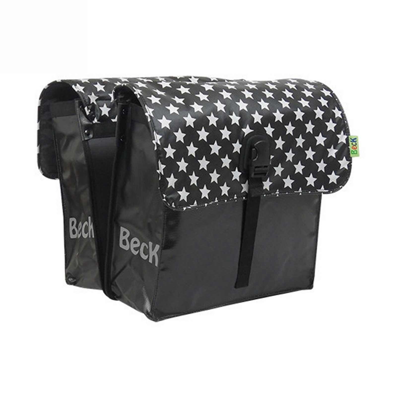 Beck Small stars dubbele fietstas 30 liter