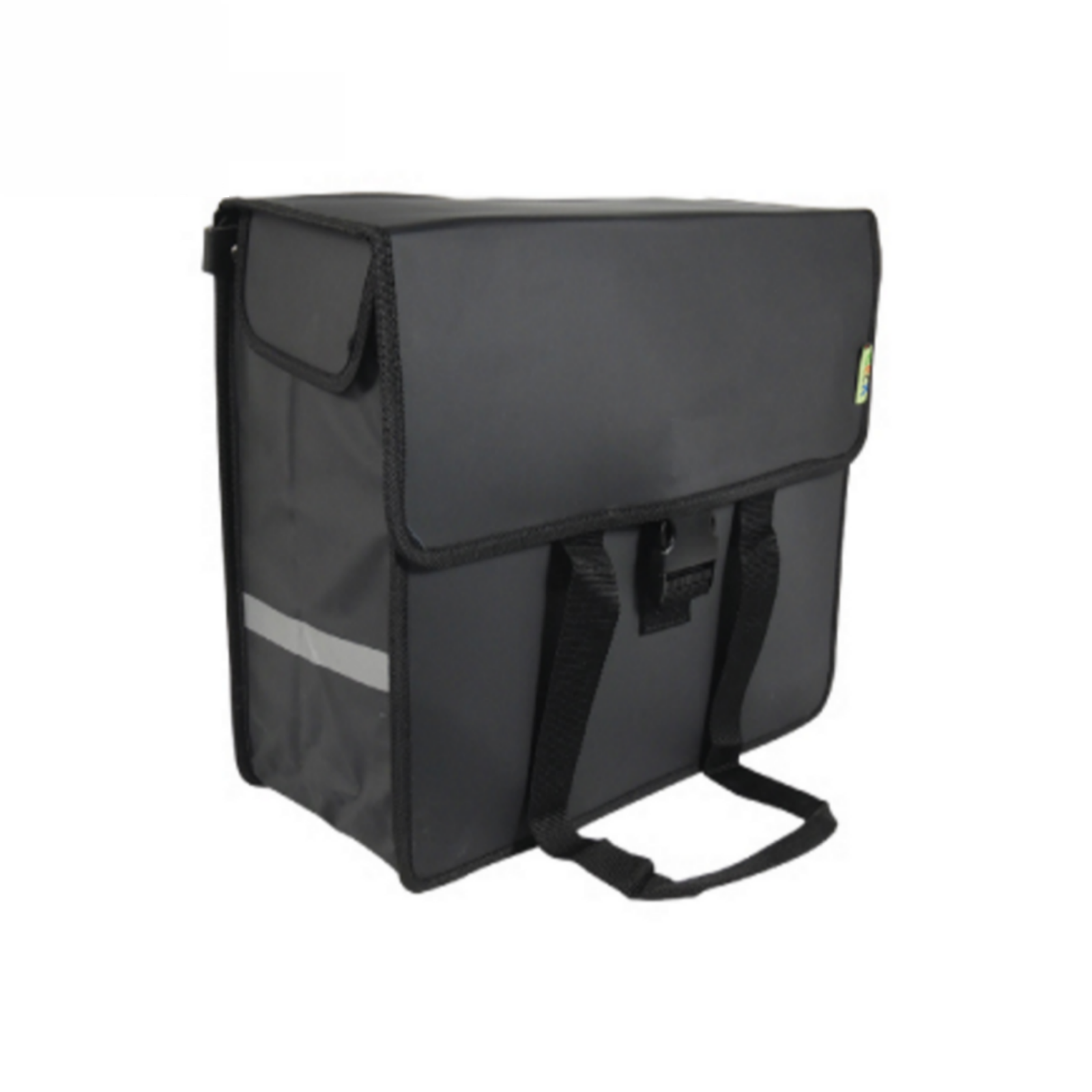 Beck Shopper enkele fietstas 18 liter mat zwart