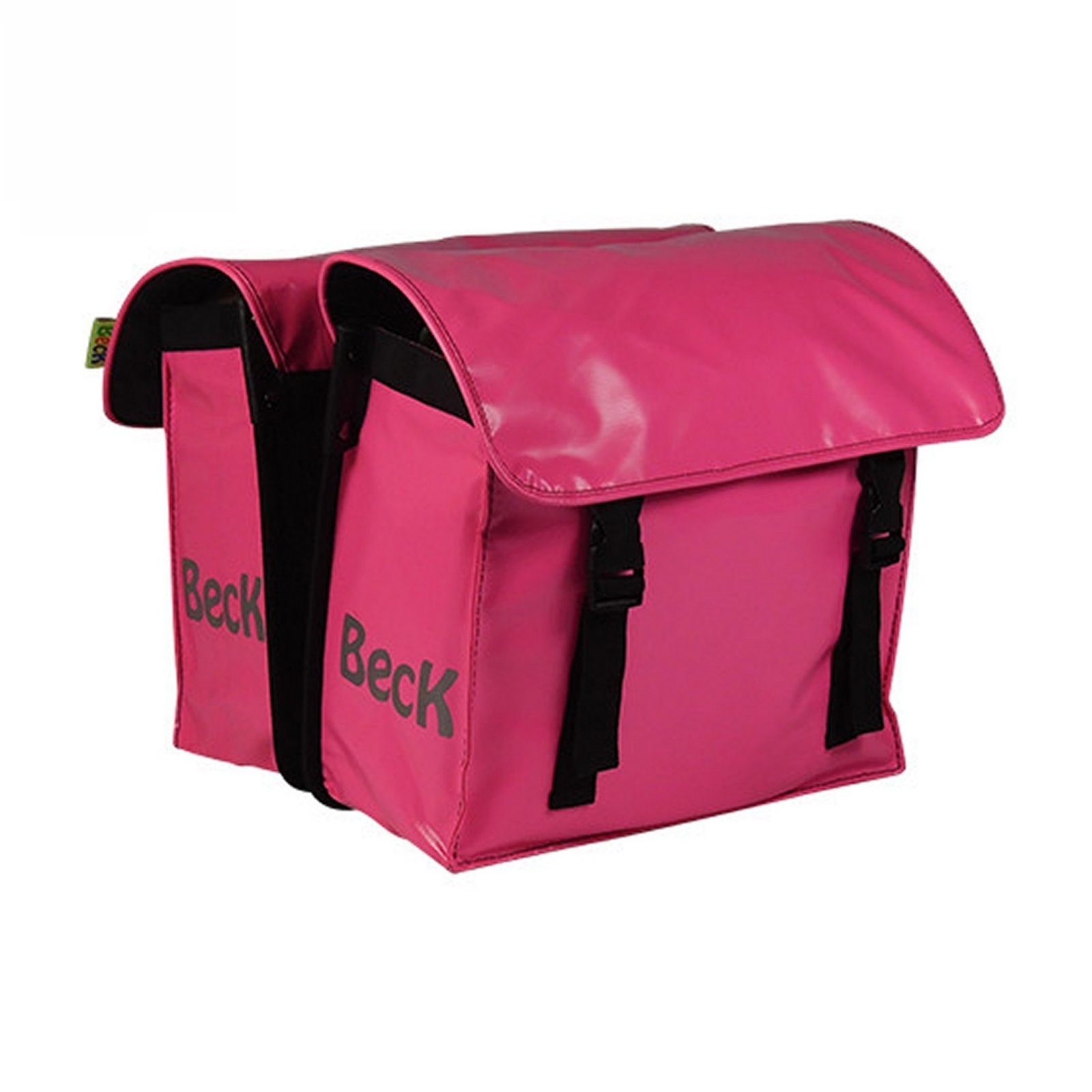 Beck Mini dubbele kinderfietstas 25 liter roze