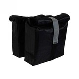 Beck Dubbele Fietstas Roll Black Beck Dubbele Fietstas Roll Black