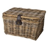 Fast Rider Rotan Fietsmand Met Klep Naturel Fast Rider Rotan Fietsmand Met Klep Naturel