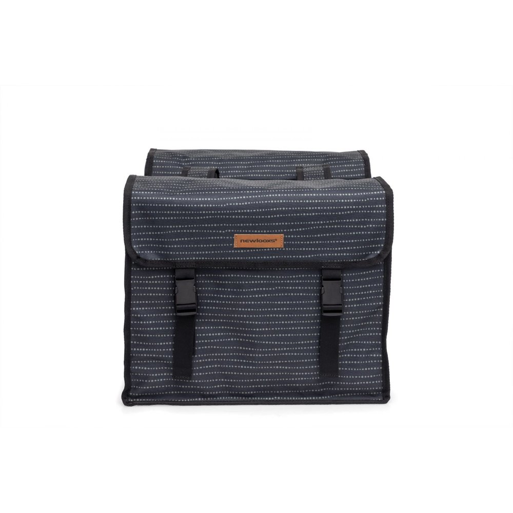 New Looxs Dubele  Fietstas/ Fietstas Fiori Double  Nomi Black New Looxs Dubele  Fietstas/ Fietstas Fiori Double  Nomi Black