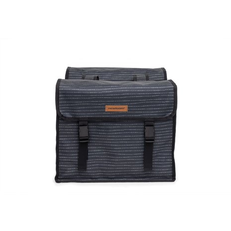 New Looxs Dubele  Fietstas/ Fietstas Fiori Double  Nomi Black New Looxs Dubele  Fietstas/ Fietstas Fiori Double  Nomi Black