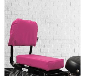 Flo en Zo Fietskussen en rugleuning pakket roze Flo en Zo Fietskussen en rugleuning pakket roze