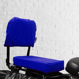 Flo en Zo Fietskussen en rugleuning pakket Blauw Flo en Zo Fietskussen en rugleuning pakket Blauw