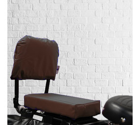 Flo en Zo Fietskussen en rugleuning pakket Bruin Flo en Zo Fietskussen en rugleuning pakket Bruin