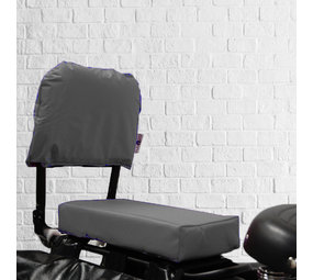 Flo en Zo Fietskussen en rugleuning pakket Grijs Flo en Zo Fietskussen en rugleuning pakket Grijs