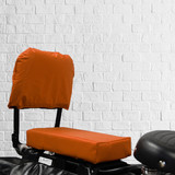 Flo en Zo Fietskussen en rugleuning pakket Oranje Flo en Zo Fietskussen en rugleuning pakket Oranje