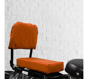 Flo en Zo Fietskussen en rugleuning pakket Oranje Flo en Zo Fietskussen en rugleuning pakket Oranje