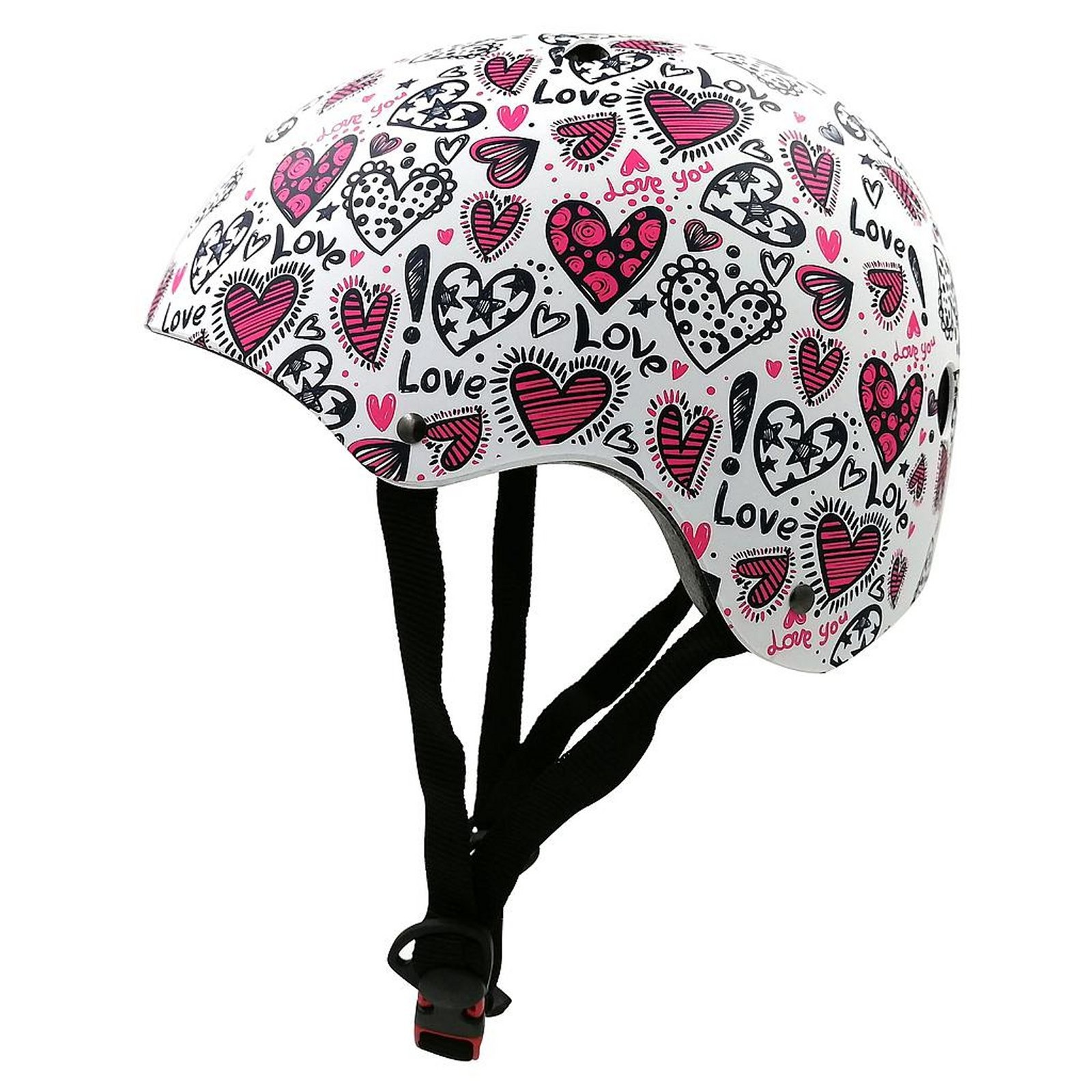 Kinder Fietshelm Love Medium ( 53-58 cm)