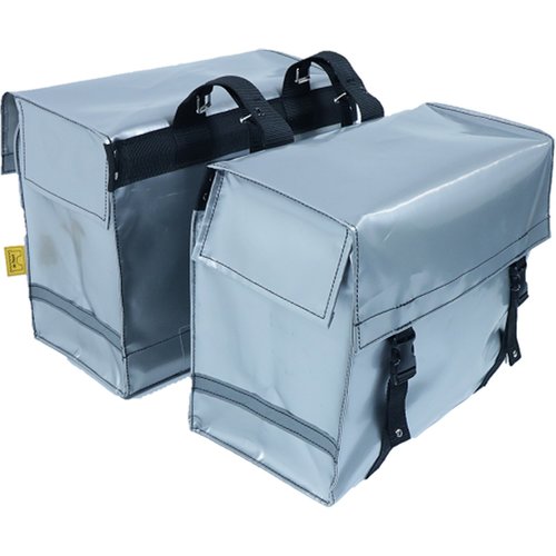 de Poort fietstas 46L Zilver de Poort fietstas 46L Zilver