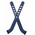 Nexxt voetriemenset zwart