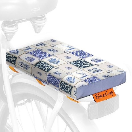 BikeCap Fietskussen Bike Delft Blue Tiles BikeCap Fietskussen Bike Delft Blue Tiles