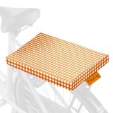BikeCap Fietskussen Orange Checkmate BikeCap Fietskussen Orange Checkmate