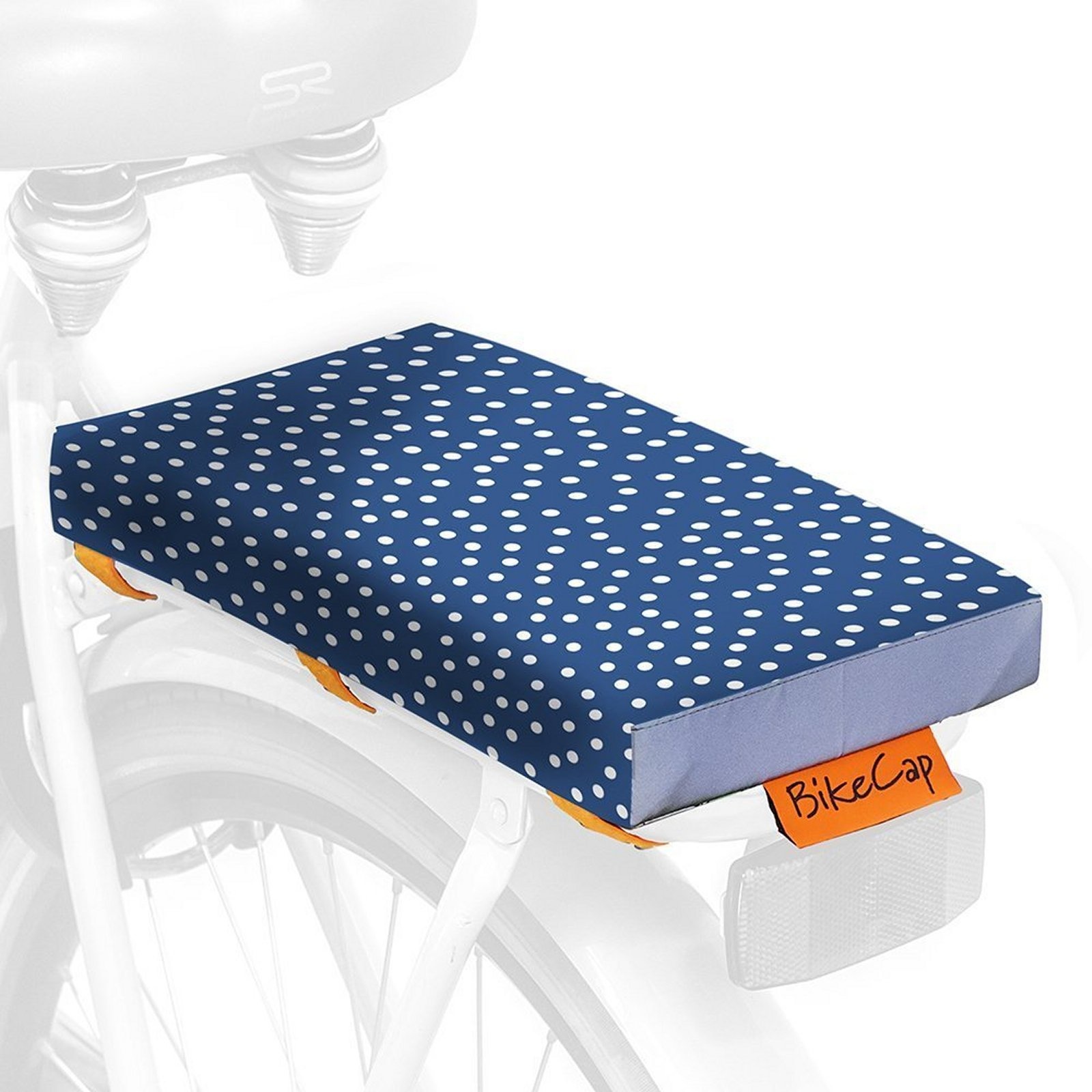 Fietskussen Blue Dots