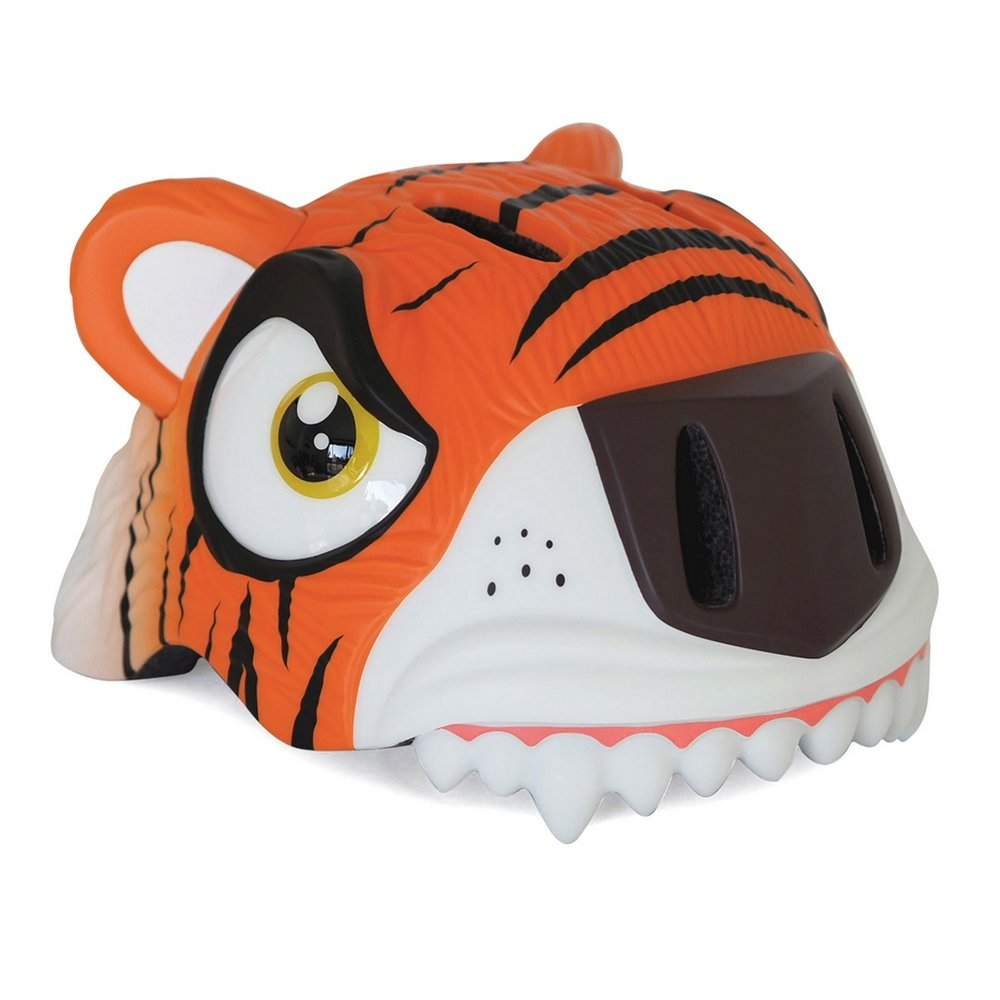 Crazy Safety Kinderhelm / Fietshelm Oranje Tijger / Orange Tiger Small 49-55 cm Crazy Safety Kinderhelm / Fietshelm Oranje Tijger / Orange Tiger Small 49-55 cm