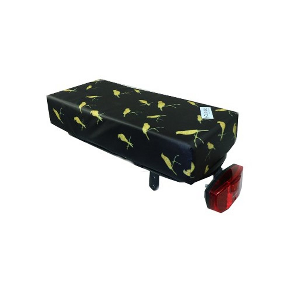 Hooodie Bagagedragerkussen BIG Cushie Gold  Birds