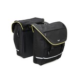 Beck Dubbele Sportieve Fietstas SPRTV Zwart/Geel