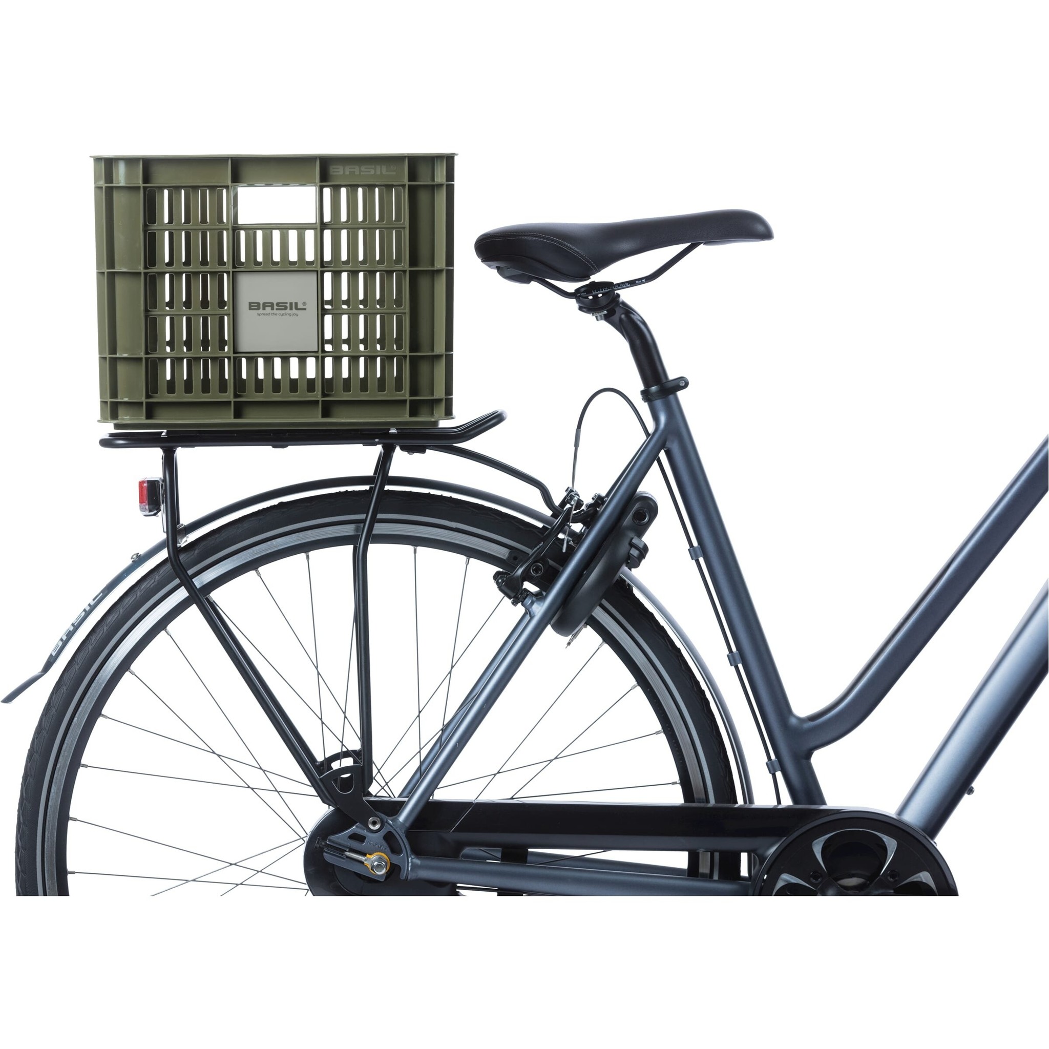 Transport Fietskrat M medium Moss Green