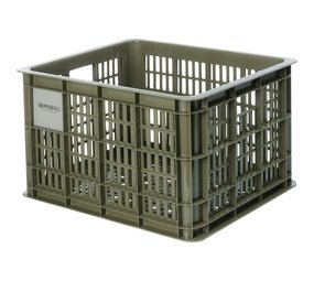 Basil Transport Fietskrat M Medium Moss Green Basil Transport Fietskrat M Medium Moss Green