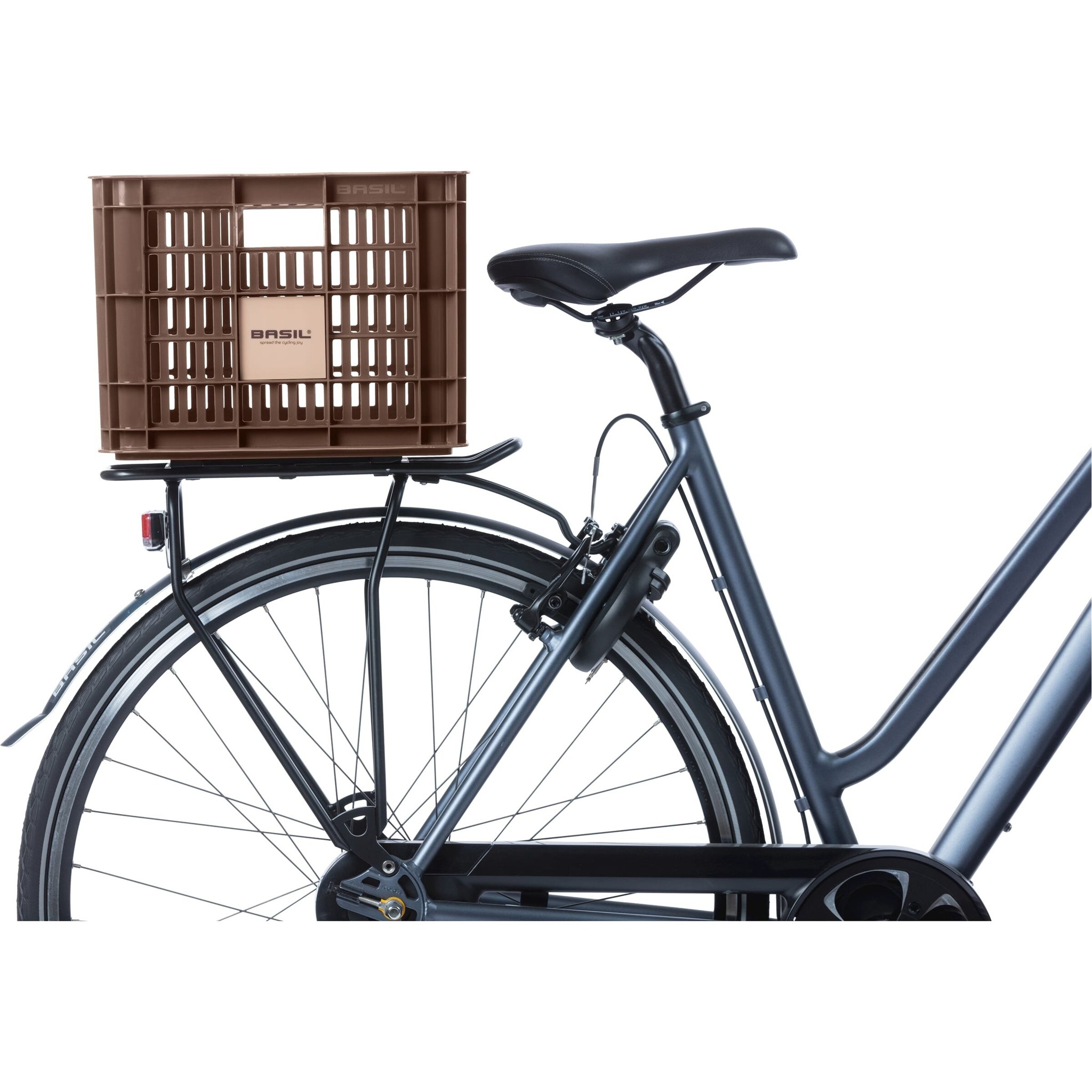 Transport Fietskrat M medium Chocolate Brown