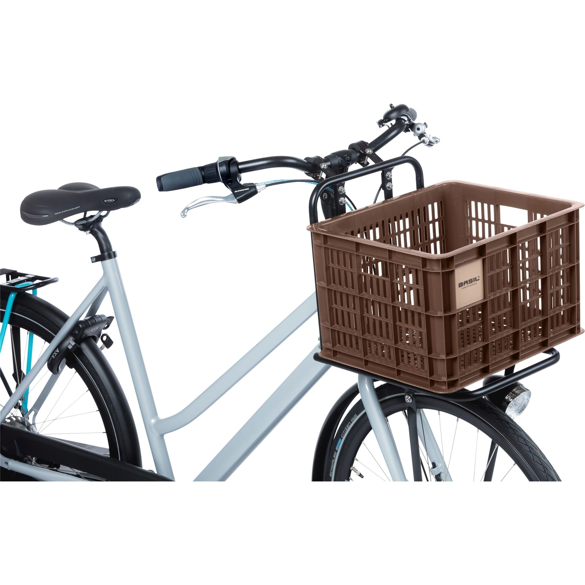 Transport Fietskrat M medium Chocolate Brown