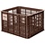 Transport Fietskrat M medium Chocolate Brown