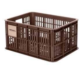 Basil Kunststof Fietskrat S Klein Chocolate Brown Basil Kunststof Fietskrat S Klein Chocolate Brown