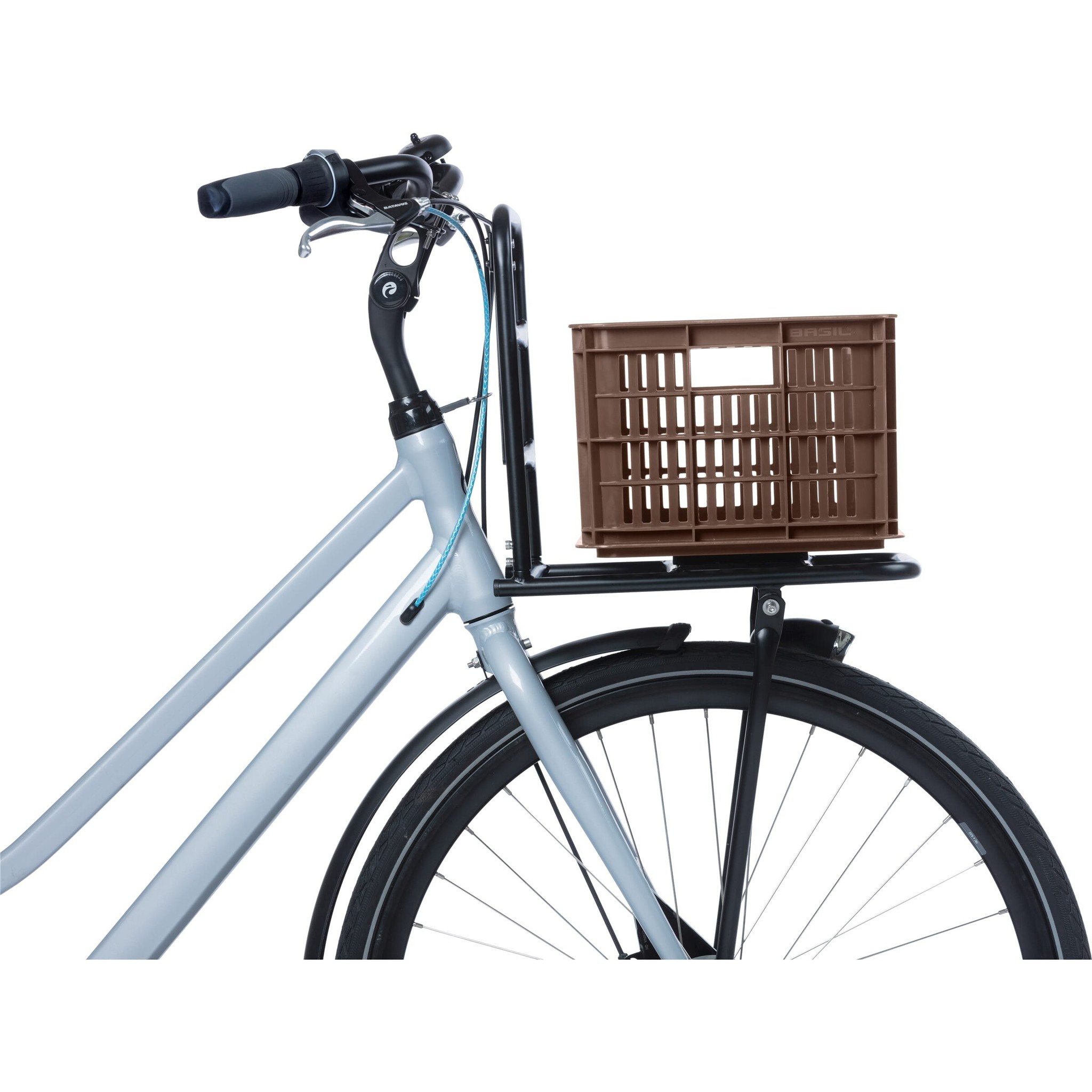 Kunststof Fietskrat S Klein Chocolate Brown