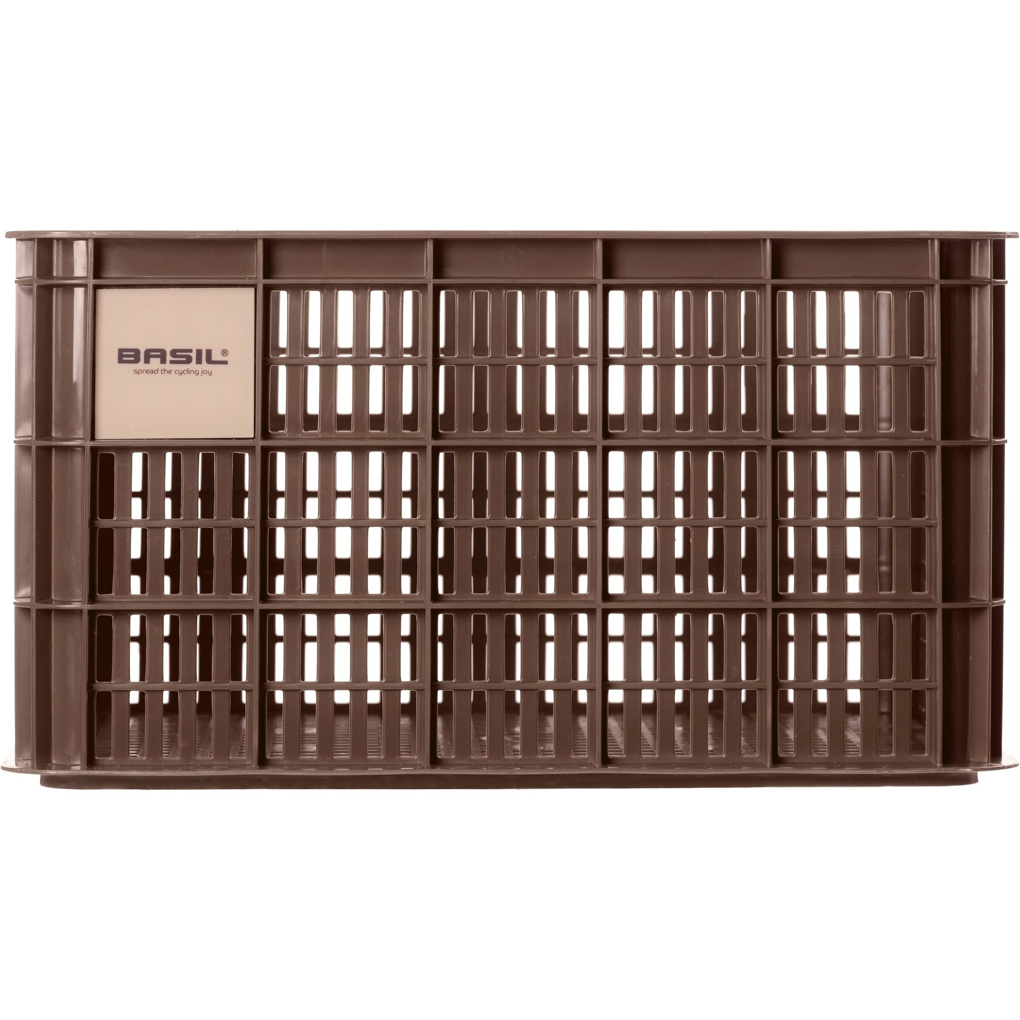 Kunststof Fietskrat Large Groot Chocolate Brown