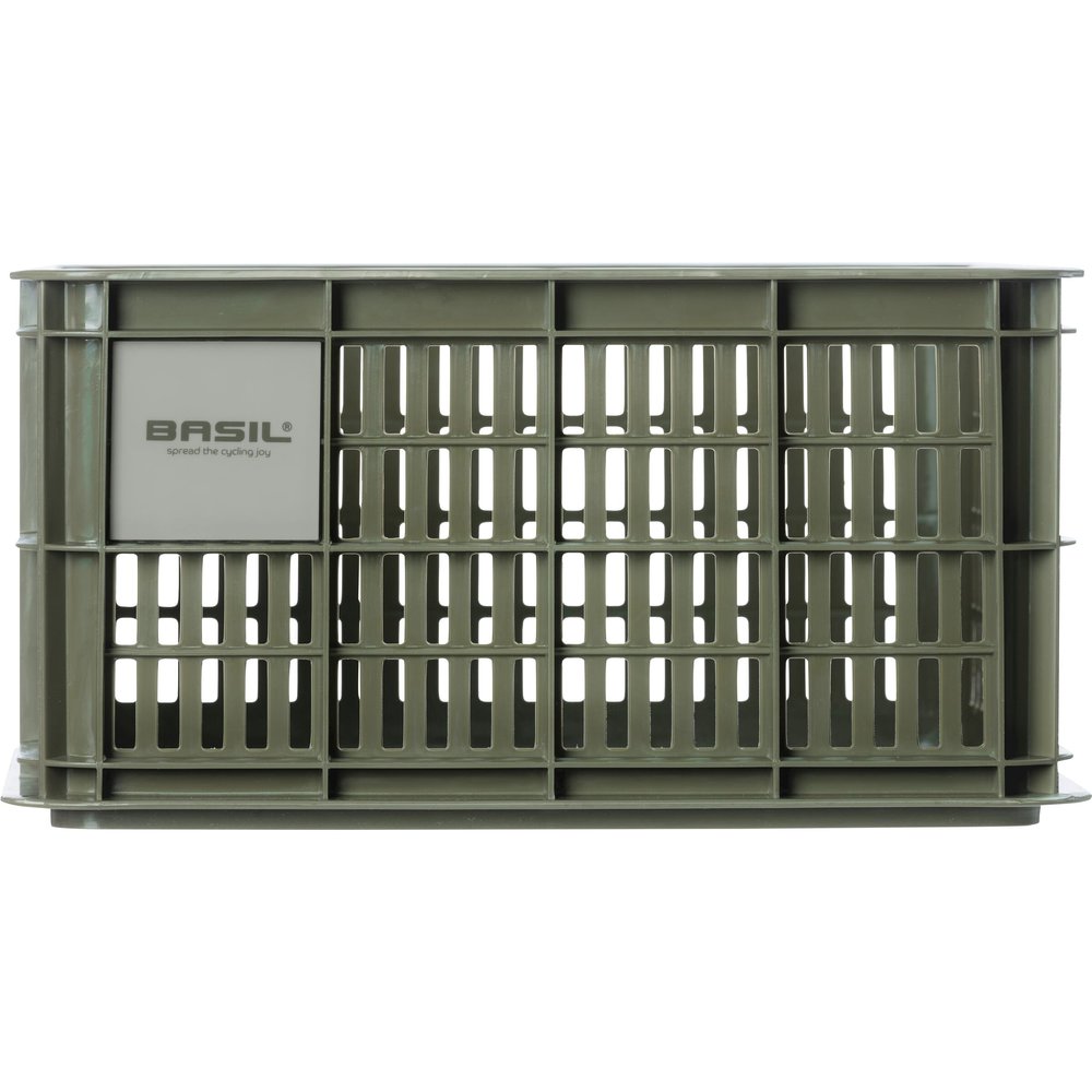 Basil Kunststof Fietskrat S klein Moss green