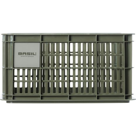 Basil Kunststof Fietskrat S klein Moss green