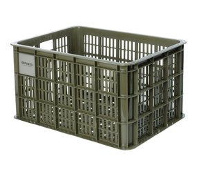 Basil Kunststof Fietskrat L Groot  Moss Green Basil Kunststof Fietskrat L Groot  Moss Green