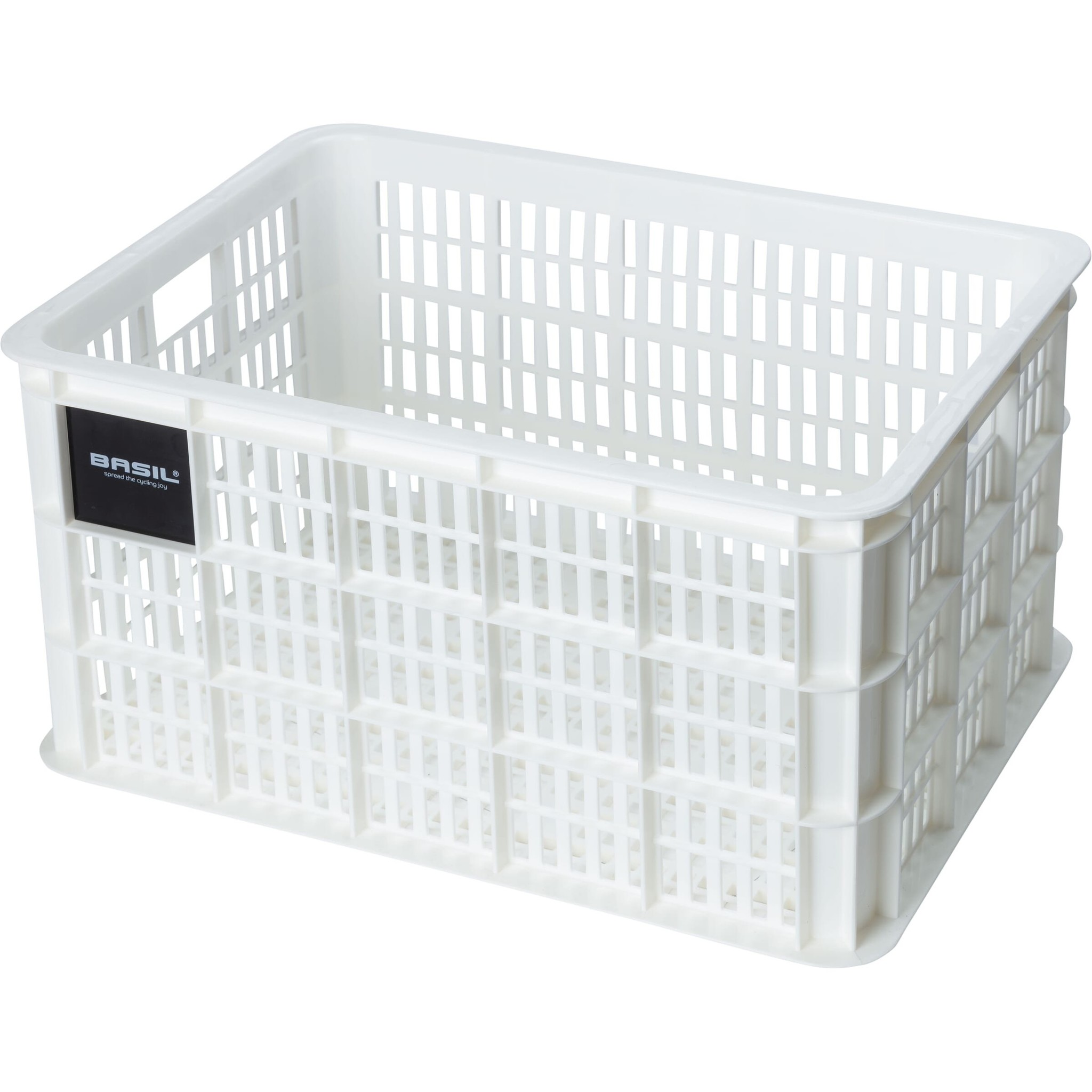 Kunststof Fietskrat L Groot Bright White