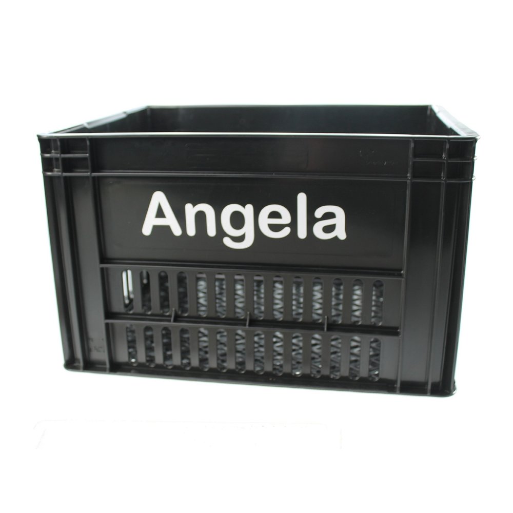 Kerri Kunststof Fietskrat met je Eigen Naam of Tekst Kerri Kunststof Fietskrat met je Eigen Naam of Tekst