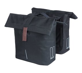 Basil fietstas dubbel City zwart MIK Basil fietstas dubbel City zwart MIK