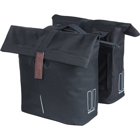 Basil fietstas dubbel City zwart MIK Basil fietstas dubbel City zwart MIK