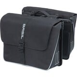 Basil fietstas dubbel Forte zwart MIK Basil fietstas dubbel Forte zwart MIK