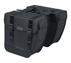 Basil fietstas dubbel Tour zwart MIK Basil fietstas dubbel Tour zwart MIK