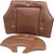 kussenset Exclusive Maxi Plus cinnamon brown