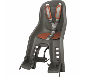 Polisport Mini Bubbly Plus Grijs/Bruin Voorstoeltje Polisport Mini Bubbly Plus Grijs/Bruin Voorstoeltje