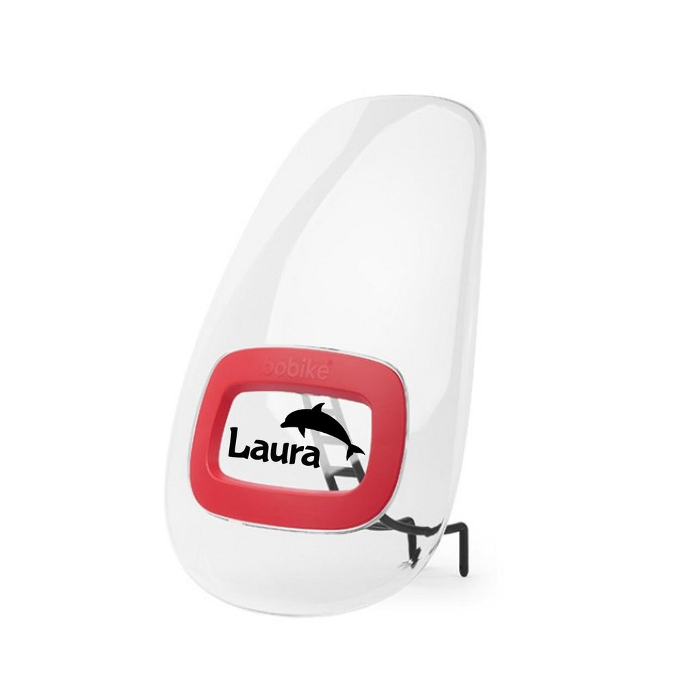 Naam op Bobike One of Go Windscherm Naam op Bobike One of Go Windscherm