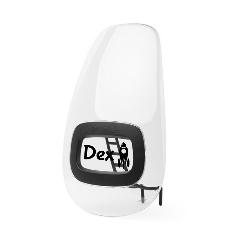 Naam op Bobike One of Go Windscherm Naam op Bobike One of Go Windscherm