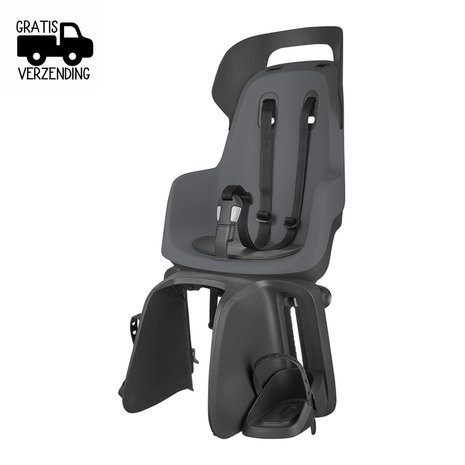 Bobike Maxi Go Macaron Grey drager bev Achterstoeltje Bobike Maxi Go Macaron Grey drager bev Achterstoeltje