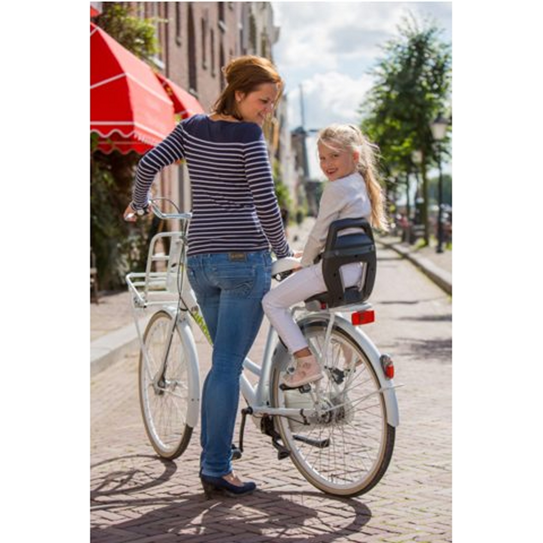 achterzitje Maxi Junior 6+ bruin