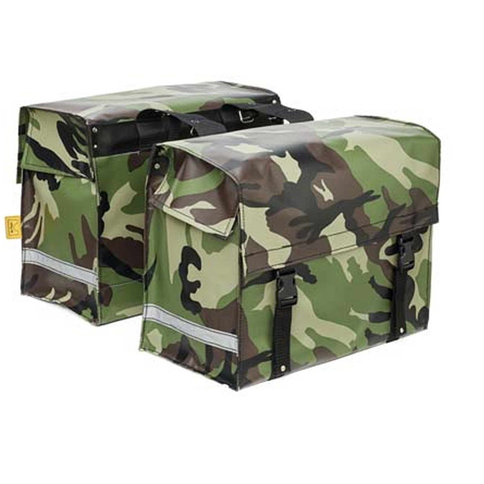 Dubbele Fietstas 46L Camouflage