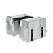 de Poort Dubbele Fietstas 55L Zilver de Poort Dubbele Fietstas 55L Zilver