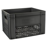 Fast Rider Kunststof Fietskrat Large 40 liter Antraciet Recyclaat Fast Rider Kunststof Fietskrat Large 40 liter Antraciet Recyclaat